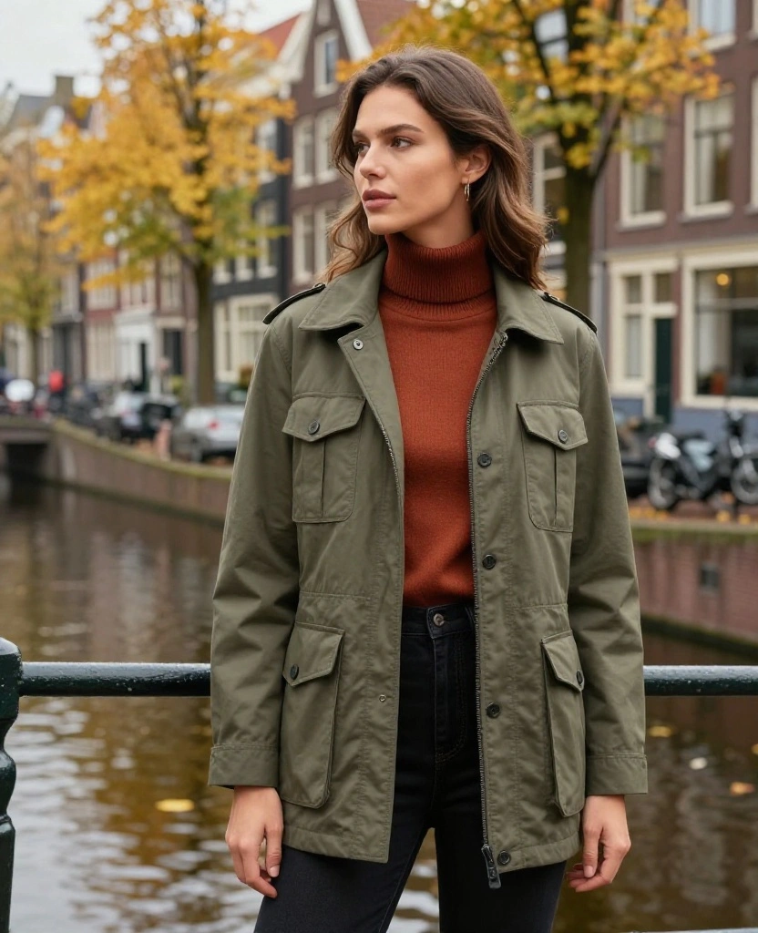 13 Trendy Outfit Ideas for Your Amsterdam Adventure This September! 74 what to wear in Amsterdam in September 13 Trendy Outfit Ideas for Your Amsterdam Adventure This September! - 12. Earthy Tones for a Rustic Appeal 1