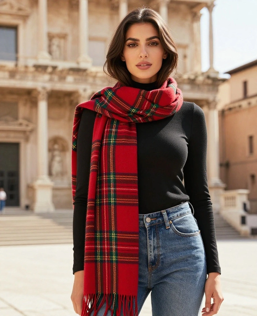 13 Ways to Dress Like a Local in Rome This October (You’ll Love #8!) 22 What to Wear in Rome in October 13 Ways to Dress Like a Local in Rome This October (You’ll Love #8!) - 4. Vibrant Scarves: The Perfect Accessory 1