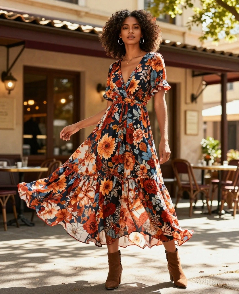 13 Ways to Dress Like a Local in Rome This October (You’ll Love #8!) 34 What to Wear in Rome in October 13 Ways to Dress Like a Local in Rome This October (You’ll Love #8!) - 6. Dress it Up: Midi and Maxi Dresses 1