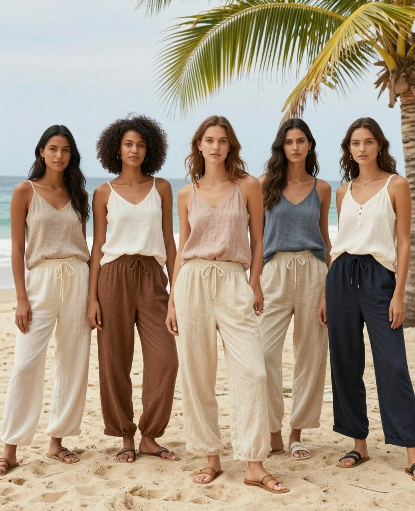 14 Beachy Outfits for San Diego in October That Will Keep You Stylish! 59 What to Wear in San Diego in October 14 Beachy Outfits for San Diego in October That Will Keep You Stylish! - 9. Relaxed Linen Pants 1