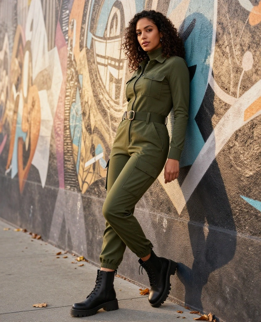 14 Chic October Fashion Ideas for California That Will Elevate Your Look (Hint: #9 Is a Game Changer!) 15 What to Wear in California in October 14 Chic October Fashion Ideas for California That Will Elevate Your Look (Hint: #9 Is a Game Changer!) - 3. Chic Utility Jumpsuits 1