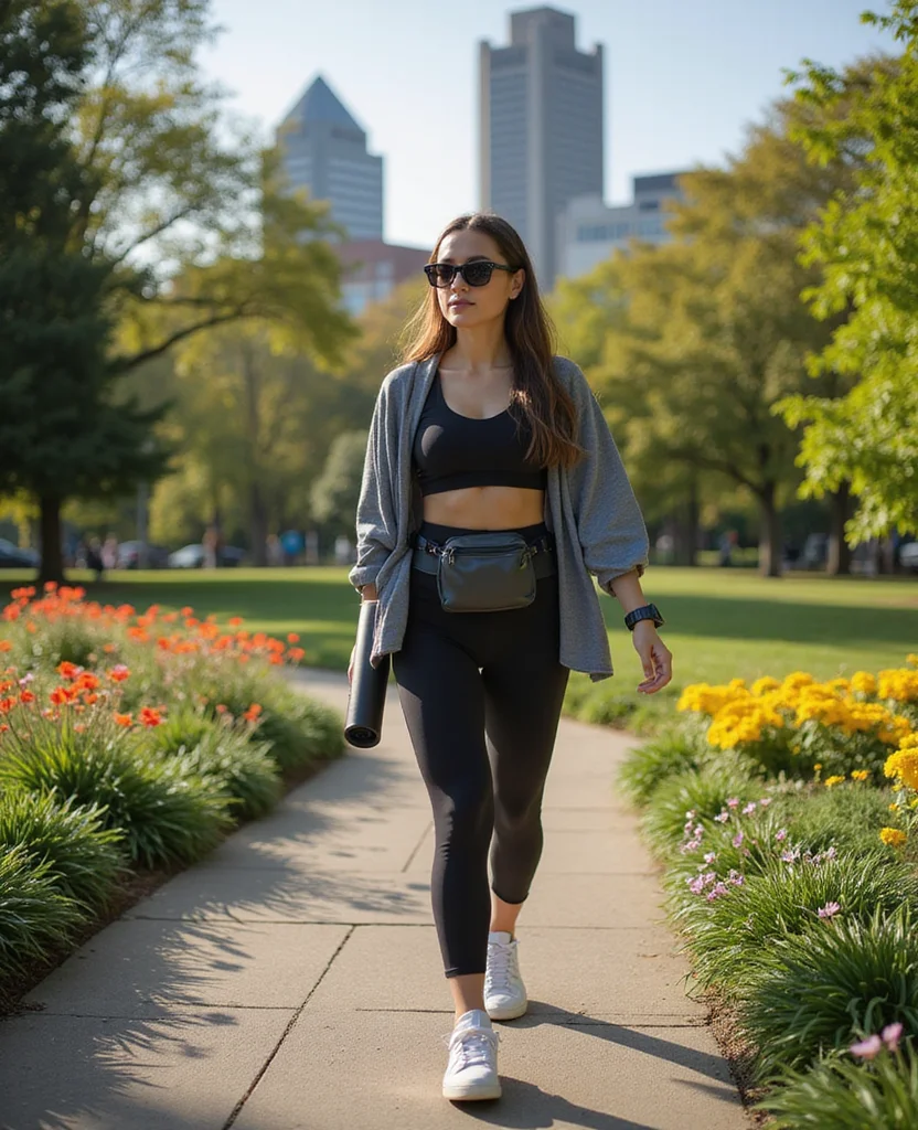 14 Chic and Comfortable Outfits for Exploring Boston in September (You'll Love #3!) 22 What to Wear in Boston in September 14 Chic and Comfortable Outfits for Exploring Boston in September (You'll Love #3!) - 4. Chic Athleisure for Active Days 1