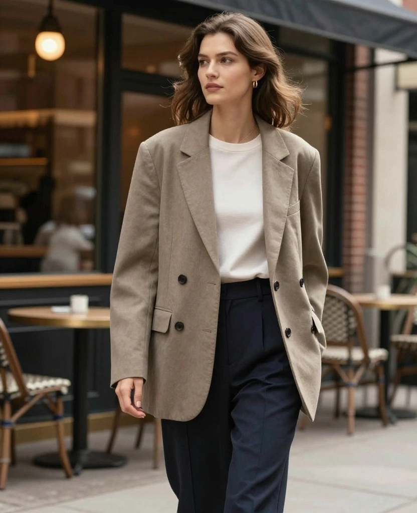 14 Chic and Comfortable Outfits for Exploring Boston in September (You'll Love #3!) 59 What to Wear in Boston in September 14 Chic and Comfortable Outfits for Exploring Boston in September (You'll Love #3!) - 9. Relaxed Tailoring for a Polished Look 1