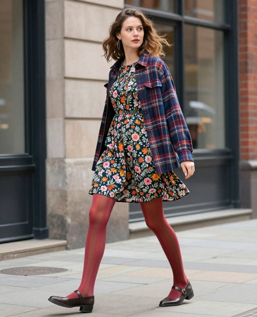 14 Genius Layering Tips for September in Manchester (You’ll Love #10!) 82 what to wear in Manchester in September 14 Genius Layering Tips for September in Manchester (You’ll Love #10!) - 12. Mix Patterns for Fun! 1
