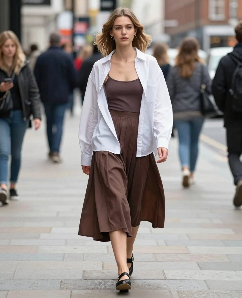 14 Genius Layering Tips for September in Manchester (You’ll Love #10!) 36 what to wear in Manchester in September 14 Genius Layering Tips for September in Manchester (You’ll Love #10!) - 6. Layered Tops with Camisoles 1