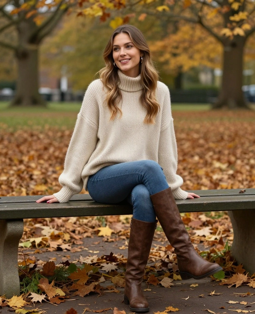 14 Genius Layering Tips for September in Manchester (You’ll Love #10!) 45 what to wear in Manchester in September 14 Genius Layering Tips for September in Manchester (You’ll Love #10!) - 7. Oversized Sweater Vibes 1