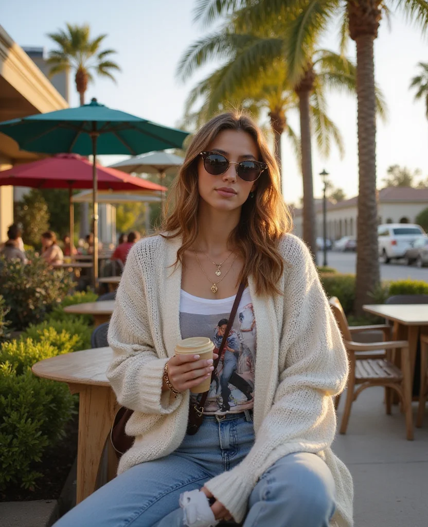14 Layering Tips for San Diego in September That Will Keep You Stylish and Cozy! 29 What to Wear in San Diego in September 14 Layering Tips for San Diego in September That Will Keep You Stylish and Cozy! - 5. Layer with Light Knitwear 1