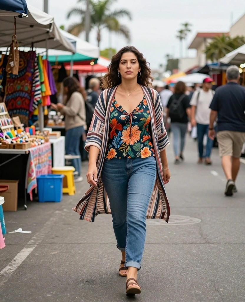 14 Layering Tips for San Diego in September That Will Keep You Stylish and Cozy! 45 What to Wear in San Diego in September 14 Layering Tips for San Diego in September That Will Keep You Stylish and Cozy! - 7. Play with Prints 1