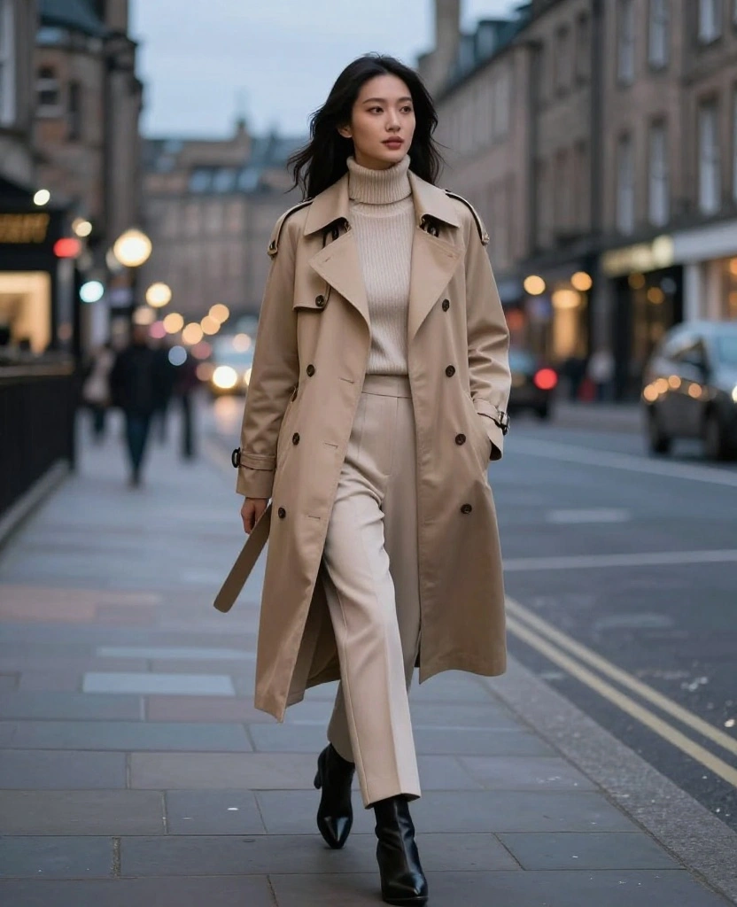 14 Travel Outfits That Will Keep You Cozy in Scotland This October (Spoiler: #5 Is a Must!) 94 What to Wear in Scotland in October 14 Travel Outfits That Will Keep You Cozy in Scotland This October (Spoiler: #5 Is a Must!) - 14. Classic Trench Coat with Stylish Layers 1