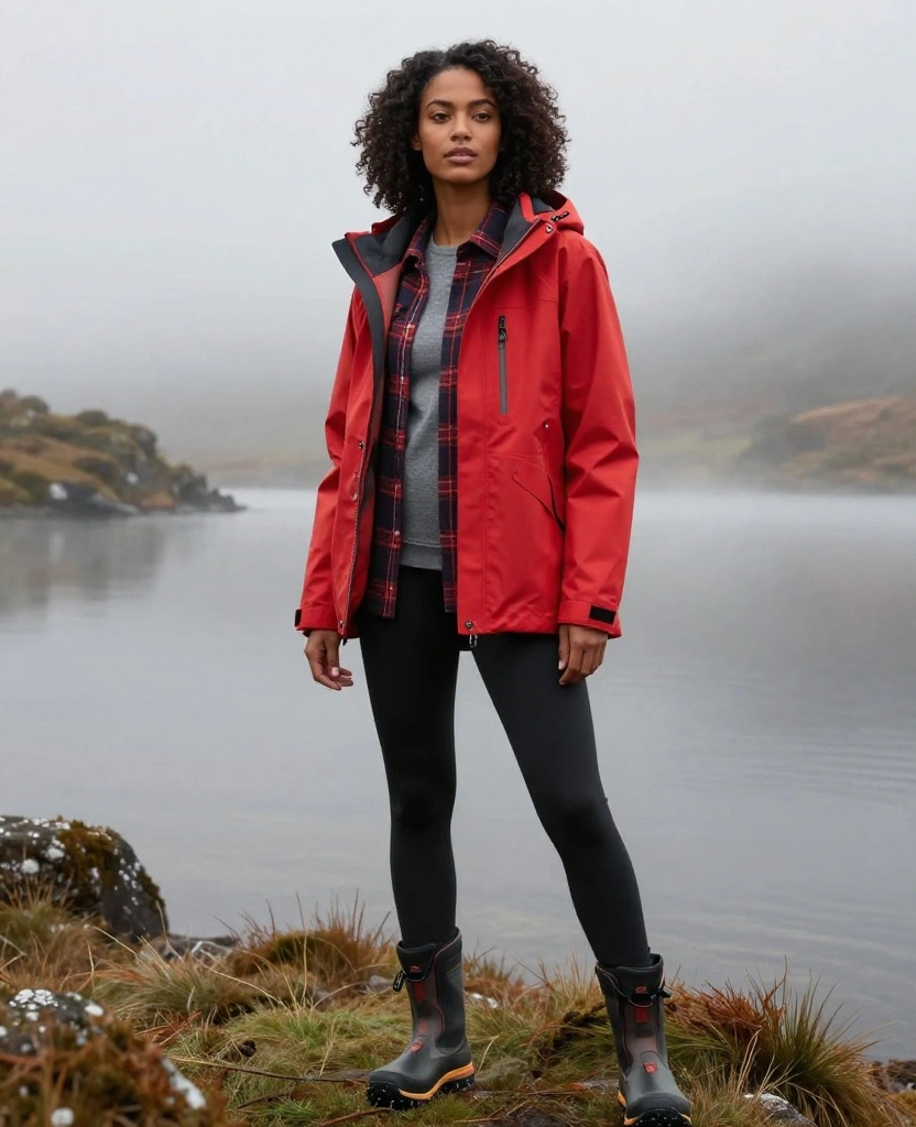 14 Travel Outfits That Will Keep You Cozy in Scotland This October (Spoiler: #5 Is a Must!) 8 What to Wear in Scotland in October 14 Travel Outfits That Will Keep You Cozy in Scotland This October (Spoiler: #5 Is a Must!) - 2. Waterproof Jacket & Layered Tops 1