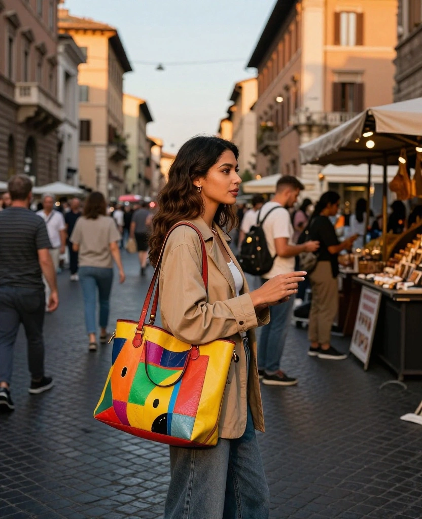 14 Unforgettable Outfits to Wear in Rome This September (Don’t Skip #11!) 96 What to Wear in Rome in September 14 Unforgettable Outfits to Wear in Rome This September (Don’t Skip #11!) - 14. Timeless Accessories: The Statement Bag 1