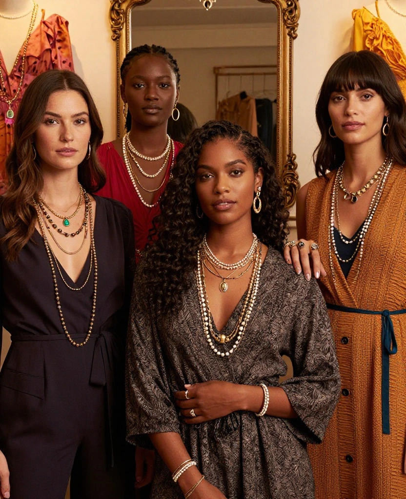 15 Chic Charleston Fall Attire Ideas That Are Perfect for October Adventures! 101 What to Wear in Charleston in October 15 Chic Charleston Fall Attire Ideas That Are Perfect for October Adventures! - 15. Layered Jewelry for a Chic Touch 1