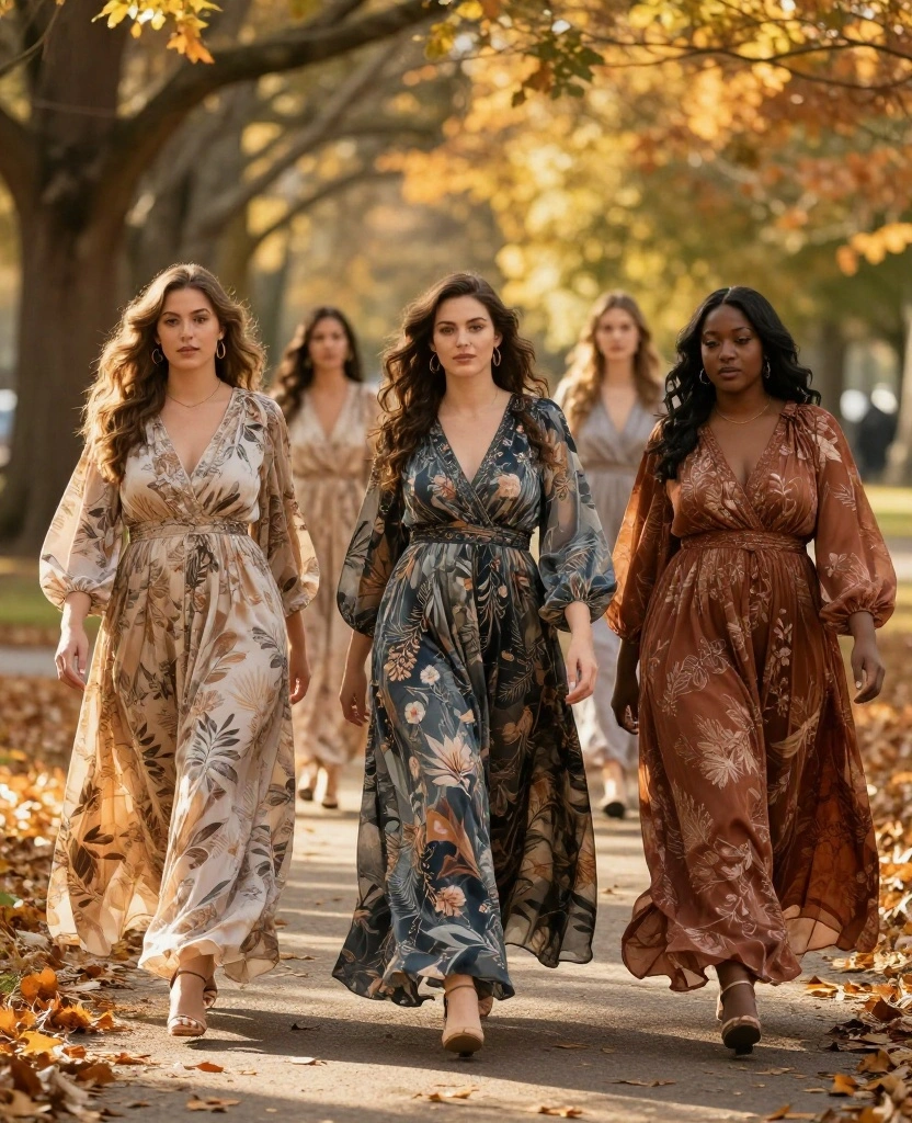 15 Chic Charleston Fall Attire Ideas That Are Perfect for October Adventures! 8 What to Wear in Charleston in October 15 Chic Charleston Fall Attire Ideas That Are Perfect for October Adventures! - 2. Flowy Maxi Dresses with Fall Hues 1
