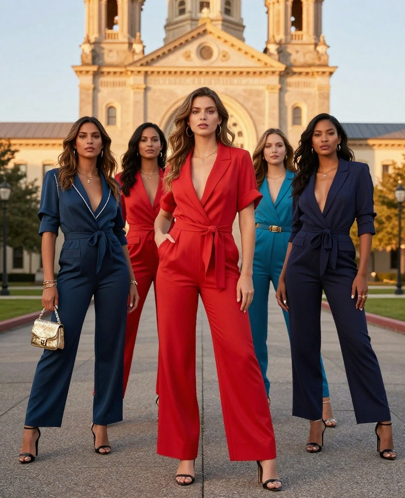 15 Chic Charleston Fall Attire Ideas That Are Perfect for October Adventures! 15 What to Wear in Charleston in October 15 Chic Charleston Fall Attire Ideas That Are Perfect for October Adventures! - 3. Stylish Jumpsuits for Effortless Glam 1