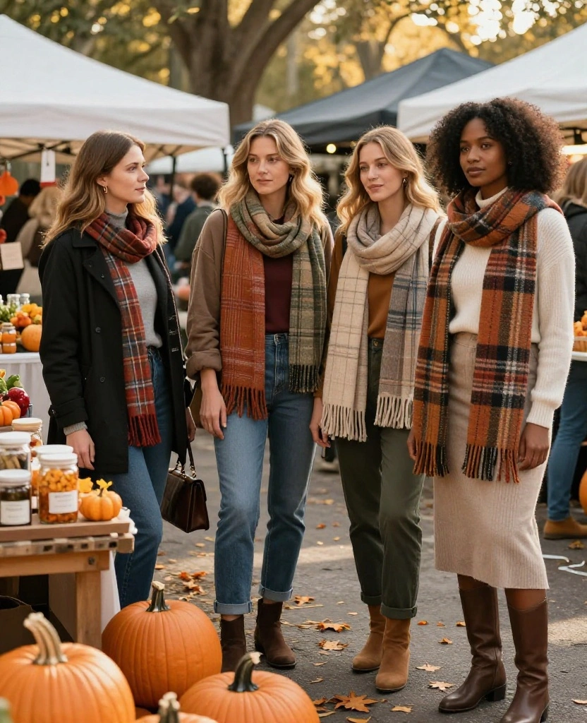 15 Chic Charleston Fall Attire Ideas That Are Perfect for October Adventures! 36 What to Wear in Charleston in October 15 Chic Charleston Fall Attire Ideas That Are Perfect for October Adventures! - 6. Cozy Scarves to Complete Your Look 1