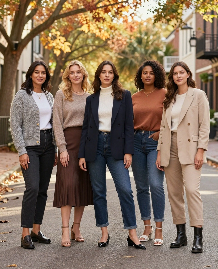 15 Chic Charleston Fall Attire Ideas That Are Perfect for October Adventures! 52 What to Wear in Charleston in October 15 Chic Charleston Fall Attire Ideas That Are Perfect for October Adventures! - 8. Layered Outfits for Flexible Weather 1