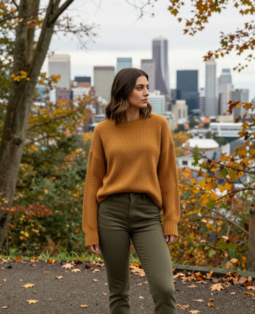 15 Essential Fashion Tips for an Unforgettable October in Seattle (Pack #4!) 59 What to Wear in Seattle in October 15 Essential Fashion Tips for an Unforgettable October in Seattle (Pack #4!) - 9. Earthy Tones to Match the Season 1