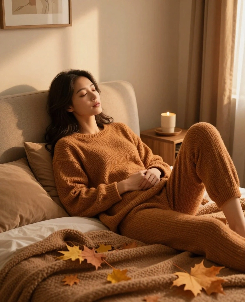 15 Essential Outfits for Your Manchester Trip in October (Pack Like a Pro!) 101 What to Wear in Manchester in October 15 Essential Outfits for Your Manchester Trip in October (Pack Like a Pro!) - 15. Cozy Night In: Loungewear for Relaxation 1