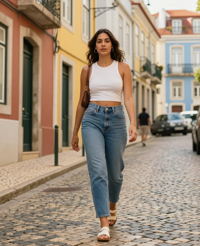 15 Essential Pieces to Pack for Lisbon in November (You Won't Believe #7!) 57 What to Wear in Lisbon in November 15 Essential Pieces to Pack for Lisbon in November (You Won't Believe #7!) - 9. Trendy Jeans or Trousers 1