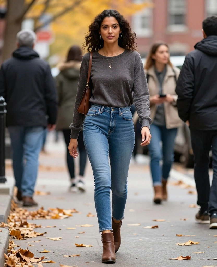 15 Fall Fashion Must-Haves for Boston in October (You Won't Believe #7!) 89 What to Wear in Boston in October 15 Fall Fashion Must-Haves for Boston in October (You Won't Believe #7!) - 13. Slim-Fit Jeans 1