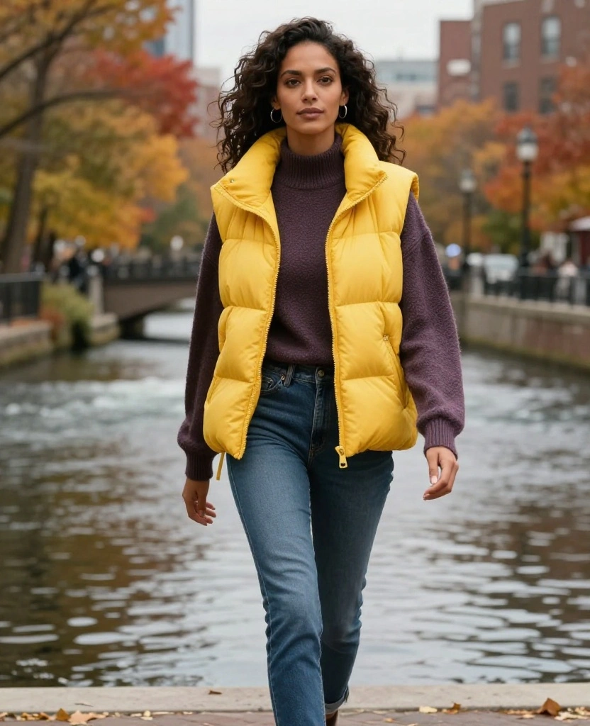 15 Fall Fashion Must-Haves for Boston in October (You Won't Believe #7!) 103 What to Wear in Boston in October 15 Fall Fashion Must-Haves for Boston in October (You Won't Believe #7!) - 15. Puffer Vests 1
