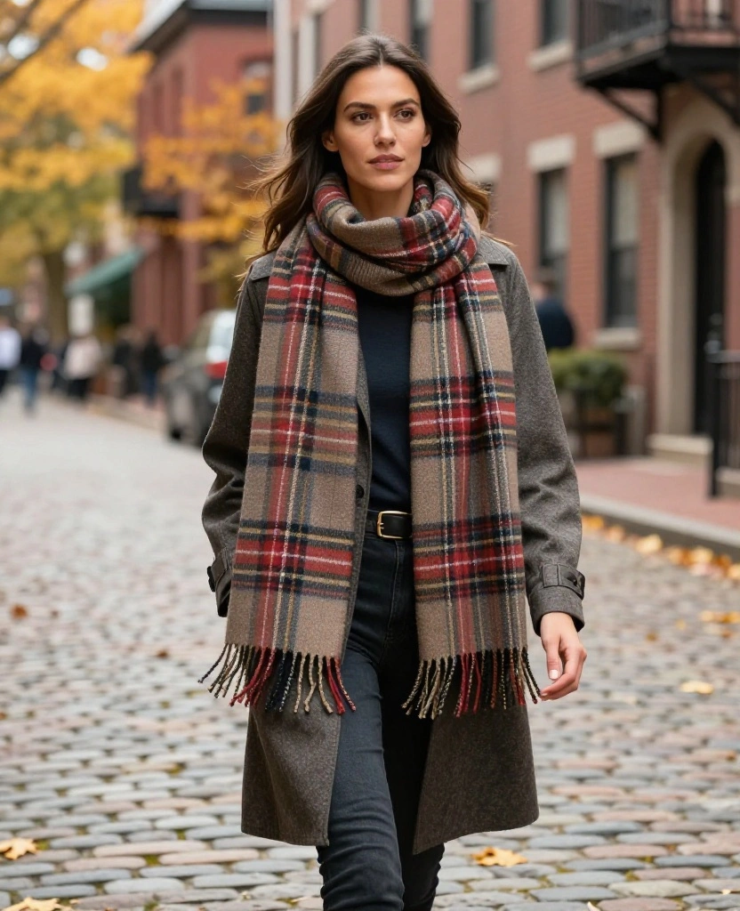 15 Fall Fashion Must-Haves for Boston in October (You Won't Believe #7!) 8 What to Wear in Boston in October 15 Fall Fashion Must-Haves for Boston in October (You Won't Believe #7!) - 2. Statement Scarves 1