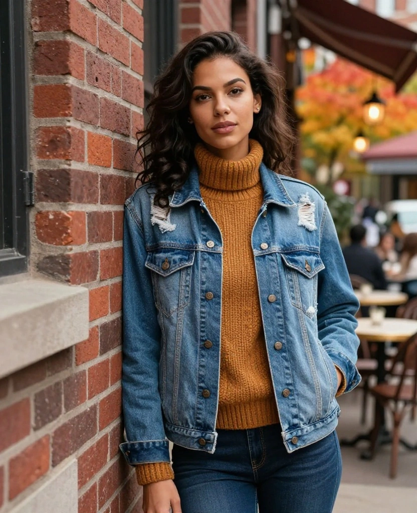 15 Fall Fashion Must-Haves for Boston in October (You Won't Believe #7!) 43 What to Wear in Boston in October 15 Fall Fashion Must-Haves for Boston in October (You Won't Believe #7!) - 7. Denim Jackets 1