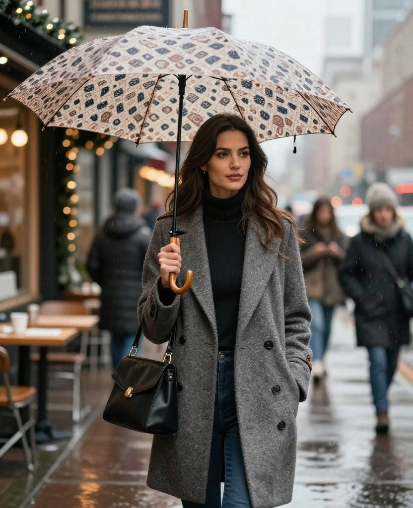 15 Must-Have Pieces for Your Seattle Winter Wardrobe This December 99 What to Wear in Seattle in December 15 Must-Have Pieces for Your Seattle Winter Wardrobe This December - 15. Functional Yet Stylish Umbrellas 1