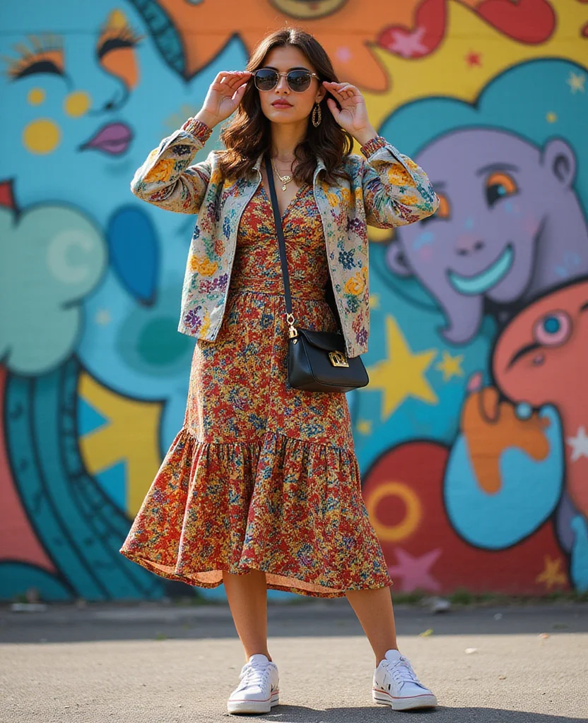 15 Stylish November Looks to Rock in Orlando (Wait Until You See #12!) 62 What to Wear in Orlando in November 15 Stylish November Looks to Rock in Orlando (Wait Until You See #12!) - 10. Fun Patterns and Vivid Colors 1