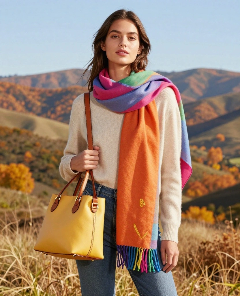 15 Stylish Outfits for Your California Trip This October (You Won't Believe #7!) 64 What to Wear in California in October 15 Stylish Outfits for Your California Trip This October (You Won't Believe #7!) - 10. Bright & Bold with Colorful Accessories 1