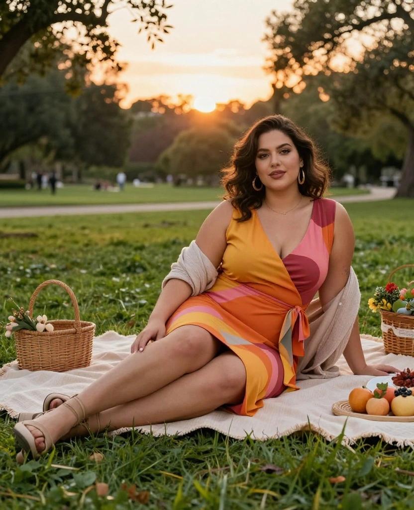 15 Stylish Outfits for Your California Trip This October (You Won't Believe #7!) 101 What to Wear in California in October 15 Stylish Outfits for Your California Trip This October (You Won't Believe #7!) - 15. Instant Style with a Wrap Dress 1