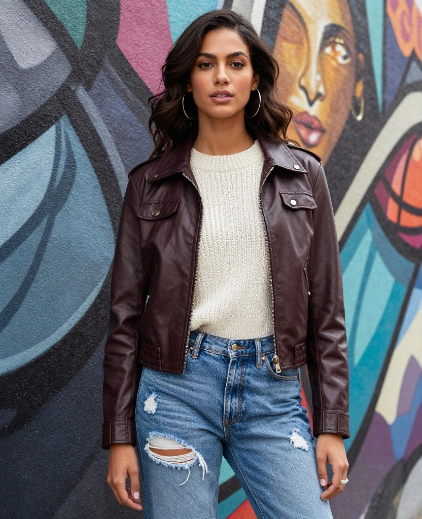 15 Stylish September Wardrobe Ideas for Your Chicago Adventure (Don’t Miss #7!) 29 What to Wear in Chicago in September 15 Stylish September Wardrobe Ideas for Your Chicago Adventure (Don’t Miss #7!) - 5. Edgy Layering with Leather 1