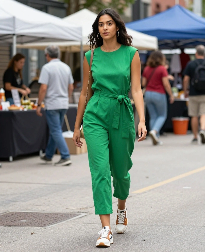 15 Stylish September Wardrobe Ideas for Your Chicago Adventure (Don’t Miss #7!) 36 What to Wear in Chicago in September 15 Stylish September Wardrobe Ideas for Your Chicago Adventure (Don’t Miss #7!) - 6. Casual Elegance with Jumpsuits 1