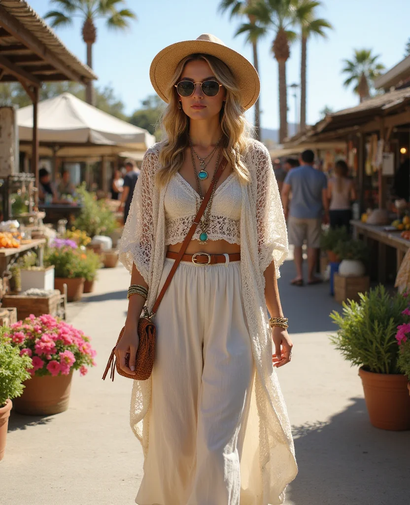 15 Trendy September Fashion Tips for California That Will Turn Heads! 1 What to Wear in California in September 15 Trendy September Fashion Tips for California That Will Turn Heads! - 1. Embrace Boho Chic 1