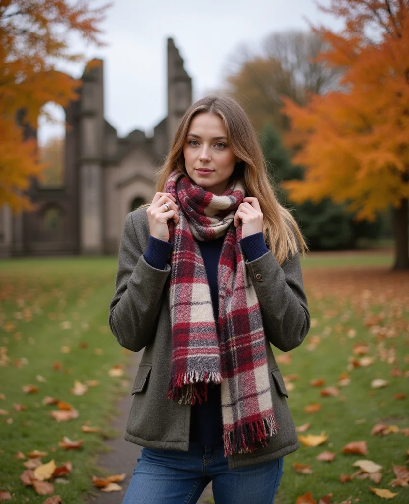15 Weather-Proof Attire Ideas for Scotland in November (You’ll Love #7!) 52 What to Wear in Scotland in November 15 Weather-Proof Attire Ideas for Scotland in November (You’ll Love #7!) - 8. Essential Scarf Styles 1