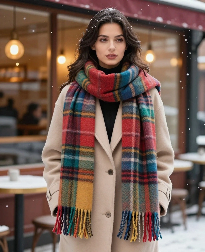 15 Winter Wardrobe Staples for Boston in December That Will Make Heads Turn! 15 what to wear in Boston in December 15 Winter Wardrobe Staples for Boston in December That Will Make Heads Turn! - 3. Stylish Scarves 1