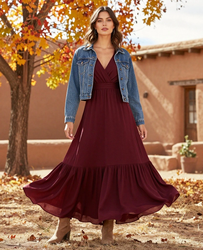 Top 12 Autumn Wardrobe Essentials for Your Santa Fe October Adventure! 6 What to Wear in Scottsdale in October Top 12 Autumn Wardrobe Essentials for Your Santa Fe October Adventure! - 2. Flowy Maxi Dresses 1