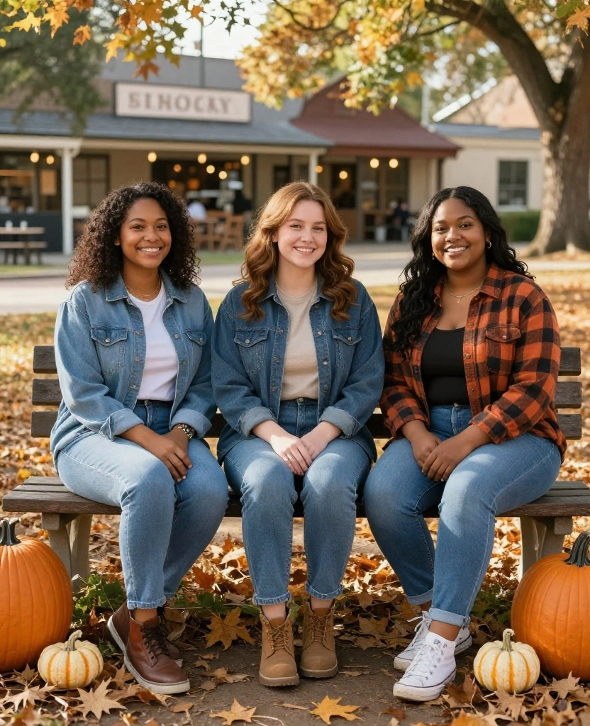 11 Essential Outfits for San Antonio in November (Stay Chic & Cozy!) 6 what to wear in San Antonio in November 11 Essential Outfits for San Antonio in November (Stay Chic & Cozy!) - 2. Flannel Shirts and Denim 1