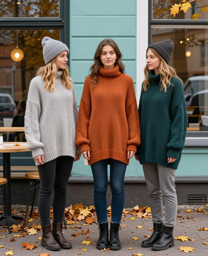 11 Local Fashion Secrets for a Perfect October in Helsinki (You Won’t Believe #7!) 8 what to wear in Helsinki in October 11 Local Fashion Secrets for a Perfect October in Helsinki (You Won’t Believe #7!) - 2. Embrace the Knitwear 1