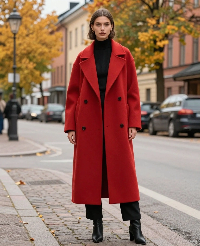 11 Local Fashion Secrets for a Perfect October in Helsinki (You Won’t Believe #7!) 22 what to wear in Helsinki in October 11 Local Fashion Secrets for a Perfect October in Helsinki (You Won’t Believe #7!) - 4. Go for Statement Coats 1
