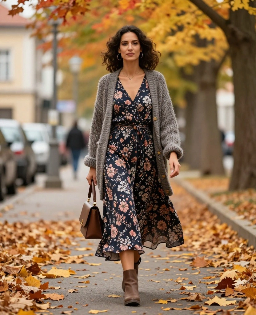 11 Stylish October Fashion Ideas for Your Zagreb Getaway! 50 what to wear in Zagreb in October 11 Stylish October Fashion Ideas for Your Zagreb Getaway! - 8. Floral Prints for Fall 1