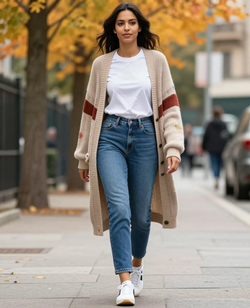 12 Chic Fall Outfits for Milan in October That Will Turn Heads Everywhere! 29 what to wear in Milan in October 12 Chic Fall Outfits for Milan in October That Will Turn Heads Everywhere! - 5. Playful Layering with a Graphic Tee 1