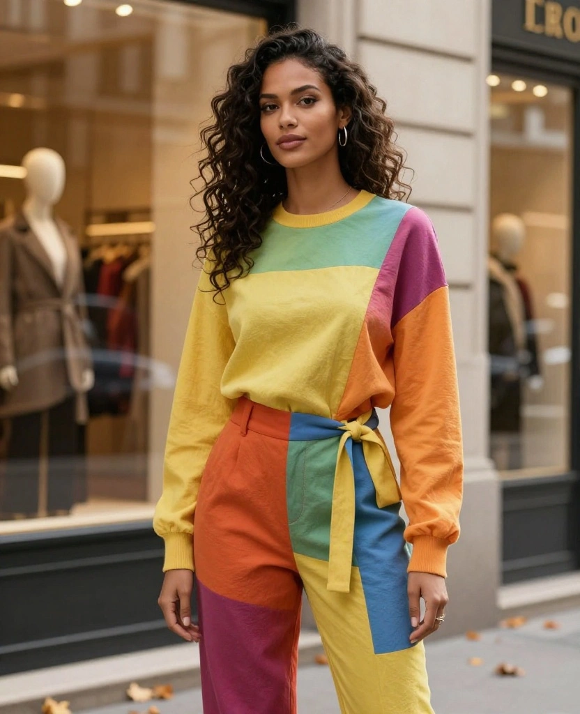 12 Chic Fall Outfits for Milan in October That Will Turn Heads Everywhere! 52 what to wear in Milan in October 12 Chic Fall Outfits for Milan in October That Will Turn Heads Everywhere! - 8. Bold Color Blocks for a Statement Look 1