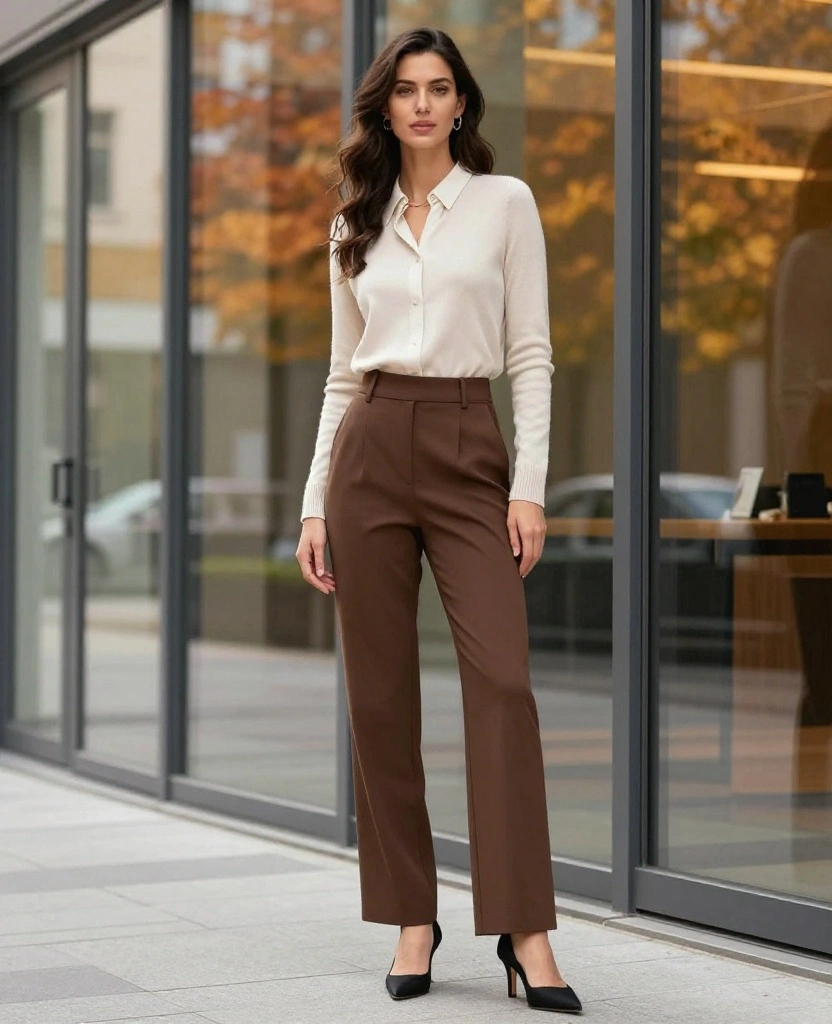 12 Chic October Outfits for Munich That Will Keep You Cozy and Stylish! 45 what to wear in Munich in October 12 Chic October Outfits for Munich That Will Keep You Cozy and Stylish! - 7. Smart Casual for Work and Play 1