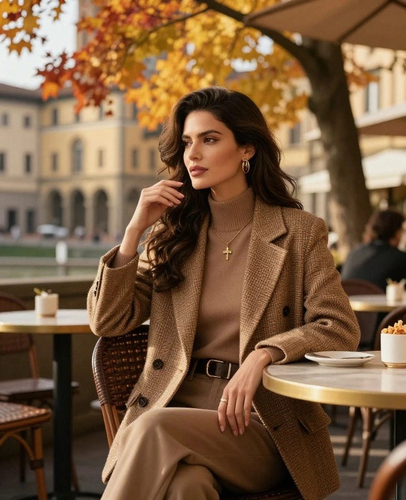 12 Chic Outfit Ideas for Your October Adventure in Florence (You’ll Love #8!) 66 what to wear in Florence in October 12 Chic Outfit Ideas for Your October Adventure in Florence (You’ll Love #8!) - 10. Earthy Tones for Autumn Vibes 1