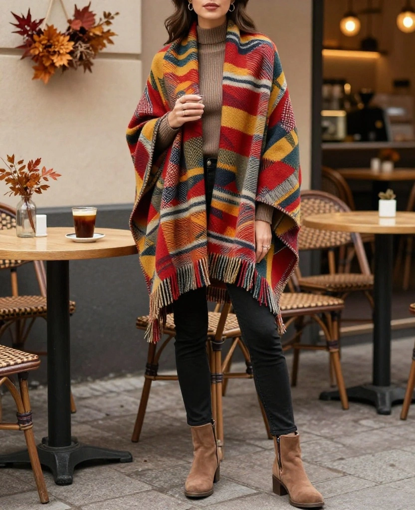 12 Cozy Stockholm Outfits for October That Will Keep You Warm and Stylish! 66 what to wear in Stockholm in October 12 Cozy Stockholm Outfits for October That Will Keep You Warm and Stylish! - 10. The Perfect Statement Scarf 1