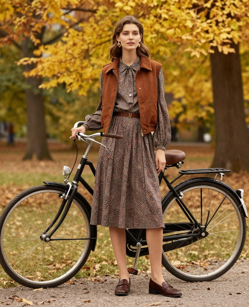 12 Cozy Stockholm Outfits for October That Will Keep You Warm and Stylish! 45 what to wear in Stockholm in October 12 Cozy Stockholm Outfits for October That Will Keep You Warm and Stylish! - 7. Vintage Vibes 1