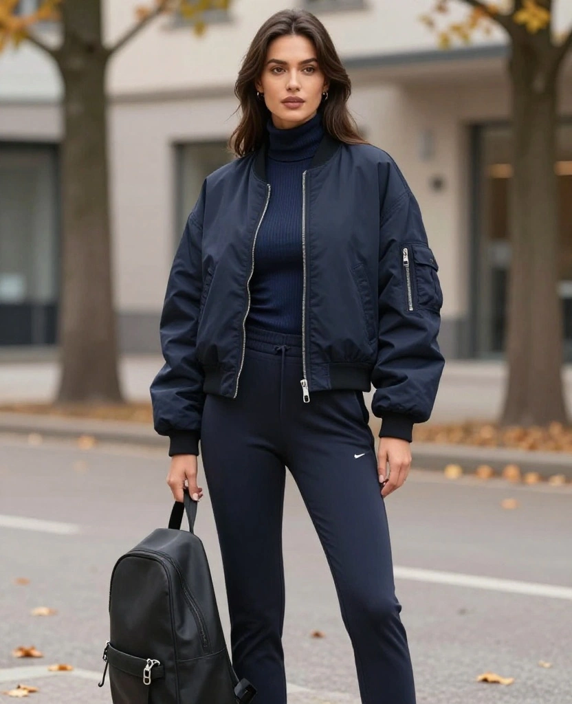 12 Cozy Stockholm Outfits for October That Will Keep You Warm and Stylish! 59 what to wear in Stockholm in October 12 Cozy Stockholm Outfits for October That Will Keep You Warm and Stylish! - 9. Sporty Luxe 1