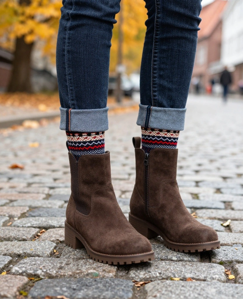 12 Fall Outfits for Bergen That’ll Make You the Best-Dressed Tourist (Tip #8 is a Game Changer!) 50 what to wear in Bergen in October 12 Fall Outfits for Bergen That’ll Make You the Best-Dressed Tourist (Tip #8 is a Game Changer!) - 8. Unique Footwear: The Game Changer 1