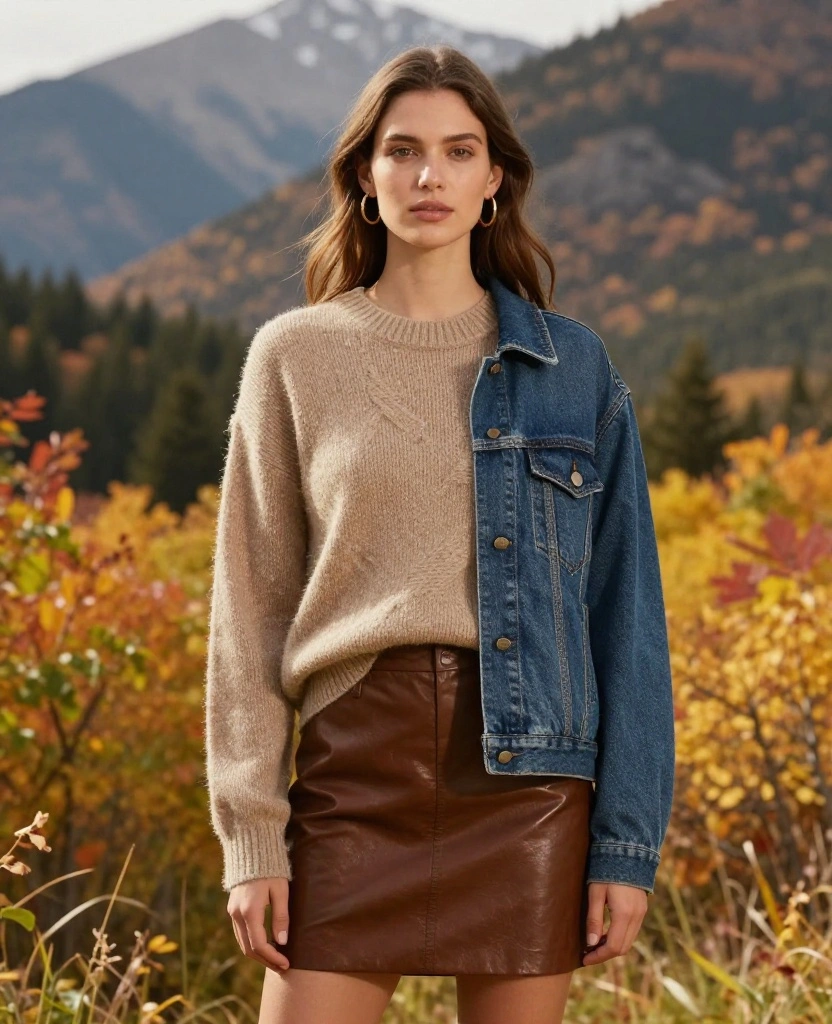 12 Fashion Tips for Your Banff October Wardrobe (Get Ready to Turn Heads!) 45 What to Wear in Banff in October 12 Fashion Tips for Your Banff October Wardrobe (Get Ready to Turn Heads!) - 7. Layered Textures Add Depth 1